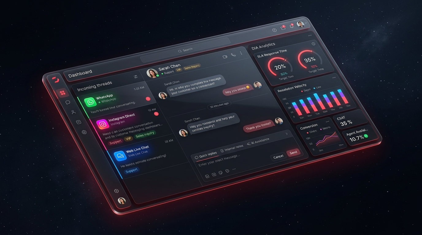 Plataforma de Omnicanalidad y Automatización CODEVS - Dashboard Centralizado
